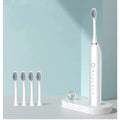 Escova De Dentes Elétrica IPX7 Com Cabeça Substituivel inteligente Ultrassônico À Prova D'água