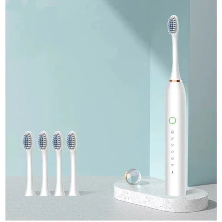 Escova De Dentes Elétrica IPX7 Com Cabeça Substituivel inteligente Ultrassônico À Prova D'água