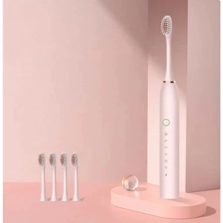 Escova De Dentes Elétrica IPX7 Com Cabeça Substituivel inteligente Ultrassônico À Prova D'água